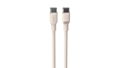 Havit CB6284 - USB Type C naar USB Type C-kabel, 2,0 m (beige)