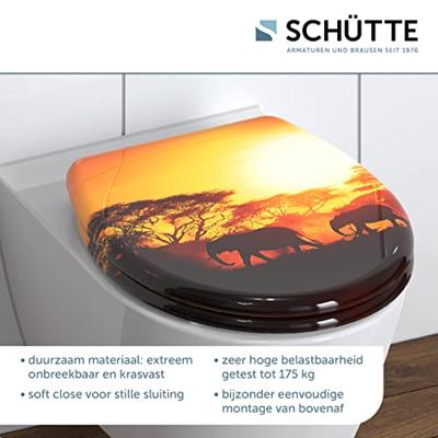 Duroplast WC-bril AFRICA met soft-close en quick-release - thumbnail