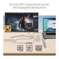 Adapter USB-C naar Mini DisplayPort Startech CDP2MDPEC Zwart/Gris - thumbnail