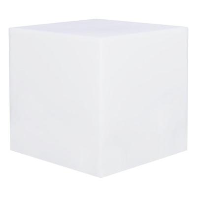 LUMISKY - Lichtgevende kubuskruk draadloos LED - veelkleurig dimbaar CARRY - 40cm met afstandsbediening en inductievoet