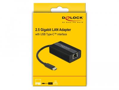 DeLOCK USB-C male > 2.5 Gigabit LAN adapter