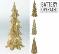 Kerstboompje LED Goud 29cm Assorti 1st - thumbnail