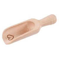 Goki houten meelschepje hart klein, 10cm - thumbnail