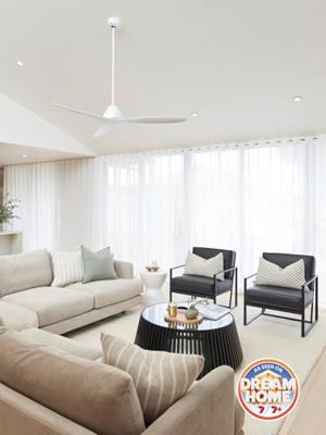 Lucci AIR Whitehaven Plafondventilator 35 W (Ø x h) 142 cm x 300 mm Wit Met afstandsbediening Lucci AIR Whitehaven Plafondventilator 35 W (Ø x h) 142 cm x 300 mm Wit Met afstandsbediening