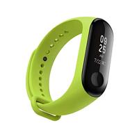 Xiaomi Mi band 3 / 4 / 5 / 6 / 7 bandje OneColor - Groen - thumbnail