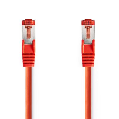 Nedis CCGL85221RD10 Cat6-kabel Rj45 Male Rj45 Male S/ftp 1.00 M Rond Lszh Rood Label Nedis CCGL85221RD10 Cat6-kabel Rj45 Male Rj45 Male S/ftp 1.00 M Rond Lszh Rood Label