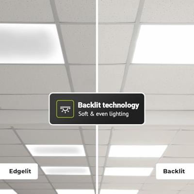 LED Paneel - 60x60 cm - 36 Watt - 4860lm (135lm/W) - 4000K neutraal wit - Flikkervrij - UGR22 - 5 jaar garantie