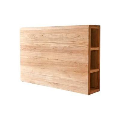 Tikamoon - Hoofdeinde met opbergruimte van massief teakhout 120 cm Tikamoon - Hoofdeinde met opbergruimte van massief teakhout 120 cm