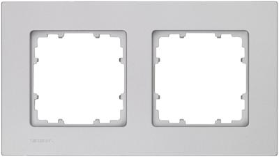 Siemens 5TG11121 Frame 2-voudig Delta Aluminium (metallic) Schakelmateriaal 1 stuk(s)