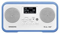 Sangean DPR-77 Radio DAB+, DAB, VHF (FM) Toetsvergrendeling Blauw - thumbnail