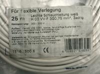 Kopp 151625006 Geïsoleerde kabel H03VV-F 3 x 0.75 mm² Wit 25 m - thumbnail