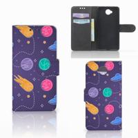 Microsoft Lumia 650 | Wallet Case | met Pasjes | Space - thumbnail