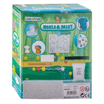 Grafix Gips gieten en schilderen - lieve dieren