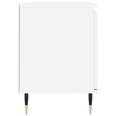 Tv-meubel 104x35x50 cm bewerkt hout wit