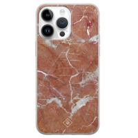iPhone 14 Pro Max siliconen hoesje - Marble sunkissed - thumbnail