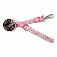 Short leash hondenriem, retro pink/s van der Basch - Hortus - thumbnail
