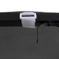 Luifel 4x3 m 180 g/m stof en staal antracietkleurig - thumbnail