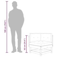 Hoekbank met kussens massief douglashout - thumbnail