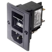 Schurter 3-108-463 Apparaatstekker (koud) Stekker, recht Totaal aantal polen: 3 10 mA Zwart 1 stuk(s) - thumbnail