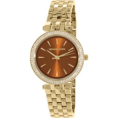 Michael Kors Dames Goudkleurig Darci Steel Glitter Horloge MK3408 Michael Kors Dames Goudkleurig Darci Steel Glitter Horloge MK3408