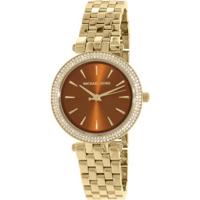 Michael Kors Dames Goudkleurig Darci Steel Glitter Horloge MK3408 - thumbnail
