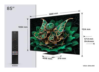 Smart TV TCL 85C7K 85" 4K Ultra HD HDR