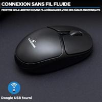 Wireless muis Bluestork Office 25 Zwart - thumbnail