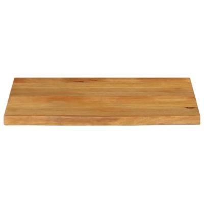 Tafelblad met natuurlijke rand 90x60x2,5 cm massief mangohout
