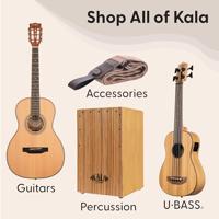 Kala Makala Dolphin Green Apple Burst sopraan ukelele - thumbnail