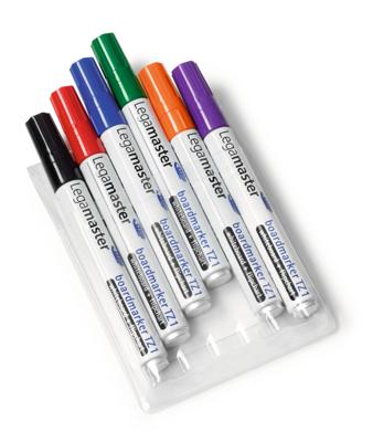 Whiteboardmarker Legamaster TZ 1 rond 1.5-3mm assorti set à 6 stuks