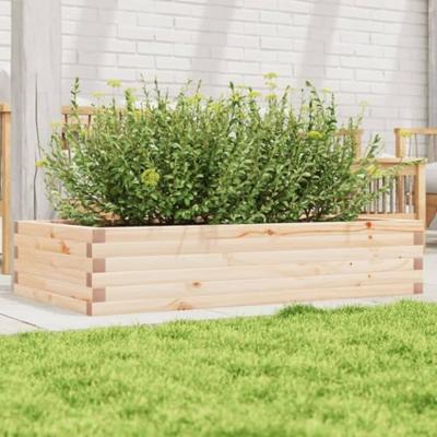 Plantenbak 110x60x23 cm massief grenenhout