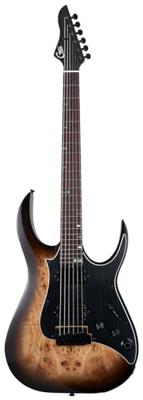 Mooer GTRS Guitars Modern 810 Natural Burst Intelligent Guitar met gigbag