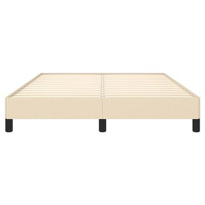 Bedframe stof crmekleurig 140x200 cm Bedframe stof crmekleurig 140x200 cm