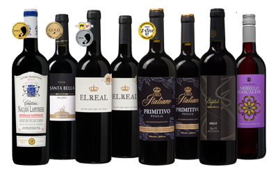 Wijnpakket Wijnvoordeel Huisfavorieten Rood