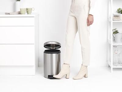 Brabantia Pedaalemmer NewIcon 12 liter Zilver - thumbnail