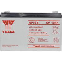 Yuasa NP10-6 Loodaccu 6 V 10 Ah Loodvlies (AGM) (b x h x d) 151 x 97.5 x 50 mm Kabelschoen 4.8 mm Onderhoudsvrij, VDS-certificering - thumbnail