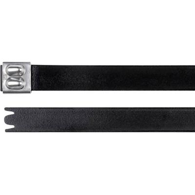 HellermannTyton 111-00299 MBT14XHFC-SS316/SP-BK Kabelbinder 362 mm 12.30 mm Zwart Met kogelsluiting, UV-gestabiliseerd 1 stuk(s)
