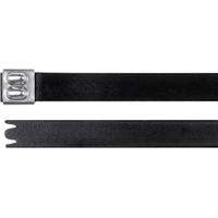 HellermannTyton 111-00299 MBT14XHFC-SS316/SP-BK Kabelbinder 362 mm 12.30 mm Zwart Met kogelsluiting, UV-gestabiliseerd 1 stuk(s) - thumbnail