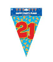 Happy Verjaardag Vlaggenlijn 21 Jaar (10m) - thumbnail