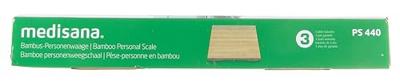 Medisana PS 440 Bamboe personenweegschaal (1 st) Medisana PS 440 Bamboe personenweegschaal (1 st)