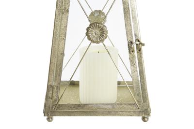 Lykta DKD Home Decor Kristal Gouden Metaal (18 x 18 x 36 cm) - thumbnail