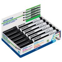 Giotto Robercolor whiteboardmarker maxi, schuine punt, zwart - thumbnail