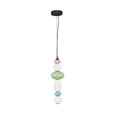 Lyora HanglampOneta roze - wit - groen - blauw - 9009157