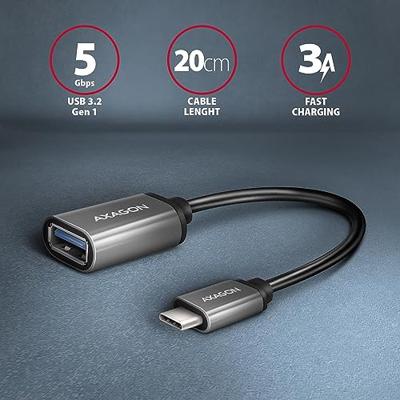AXAGON USB-C Adapter [1x USB-C stekker - 1x USB 3.2 Gen 1 bus A (USB 3.0)] RUCM-AFAC 0.20 m