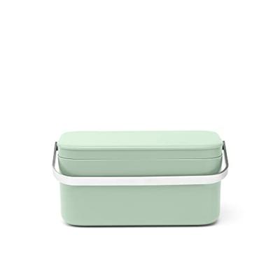 Brabantia sinkside aanrecht afvalbakje 1,8 liter jade green