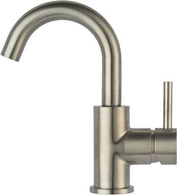 Saqu Shine wastafelkraan draaibaar geborsteld staal