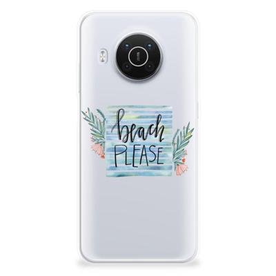 Nokia X10 | X20 Telefoonhoesje met Naam Boho Beach Nokia X10 | X20 Telefoonhoesje met Naam Boho Beach