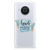 Nokia X10 | X20 Telefoonhoesje met Naam Boho Beach - thumbnail