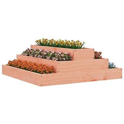 VidaXL Plantenbak 80x80x27 cm massief douglashout