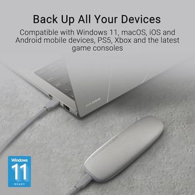 ASUS COBBLE Gray SDD-behuizing Grijs M.2 ASUS COBBLE Gray SDD-behuizing Grijs M.2